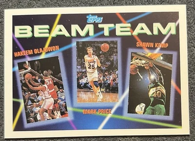 Topps Beam Team Inserto 1993/94 Sean Kemp/Precio de marca/Hakeem Olajuwon #5 casi nuevo/como nuevo Foto 1 de 2