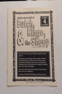 Ron Bauer's Butch, Ringo & the Sheep Private Studies #4 Scarsa edizione anteprima - Foto 1 di 5