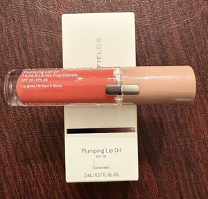 RODAN+FIELDS Plumping Lip Oil SPF28 CORAL .17 Fl Oz / 5 mL ~ NIB/SEALED EXP 1/26 - Picture 1 of 9