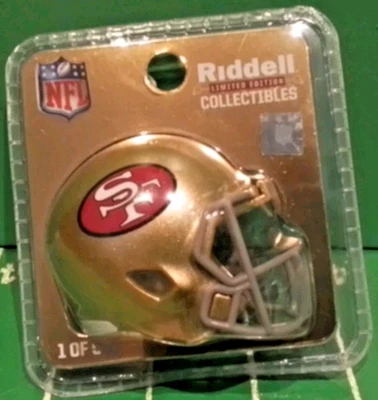 2025 旧金山 49 人队 Throwback 口袋专业头盔限量版 1/525 — 第 1/2 张图片