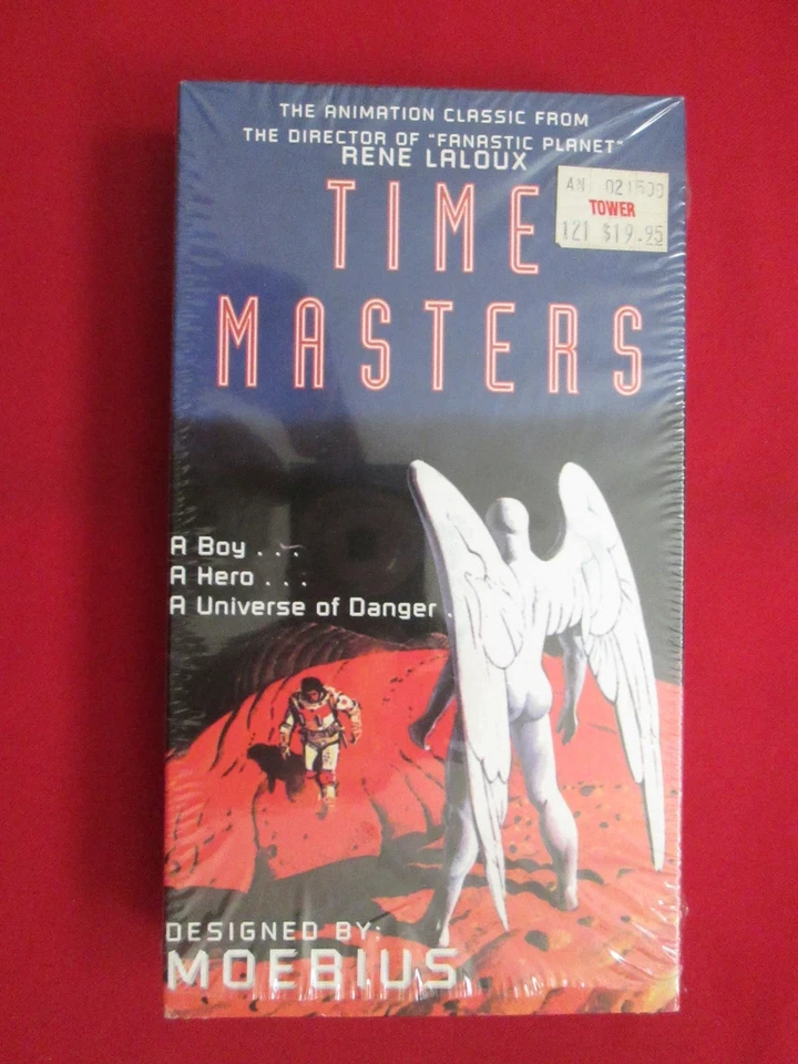 Time Masters (VHS, 2000) Rare Rene Laloux Animation, Moebius, in shrink - Image 1 of 4