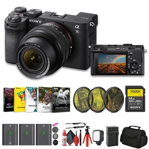 Sony a7C II Mirrorless Camera with 28-60mm Lens (ILCE-7CM2L/B) + 64GB SF-G - Picture 1 of 8