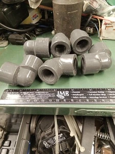 Spears 1/2" SCH-80 Threaded ELBOW PVC NSF Lot of 6 - Picture 1 of 7
