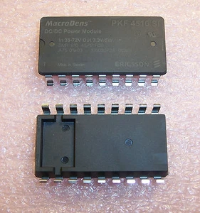 Menge (2) PKF4510SI ERICSSON 18 PIN KERAMIK SMD DC/DC LEISTUNGSMODULE 38-72 V-IN 3,3 V - Bild 1 von 4
