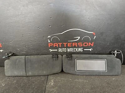 03-07 MASERATI CUPÉ GT CONDUCTOR Y PASAJERO PARASOL VISERAS TELA NEGRA Foto 1 de 4