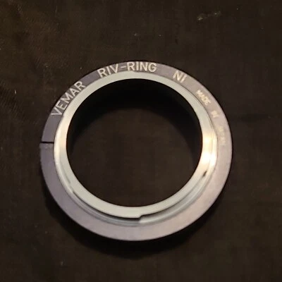 Vemar Macro Reversing Ring for Nikon F-Mount (Non-Ai) Cameras 52mm Lens reversal - Image 1 of 4