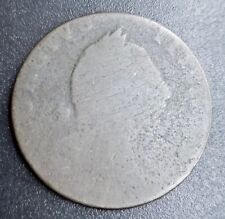 1773 Virginia Half Penny US Colonial Copper Coin Fair Fr 1/2c Brown BN
