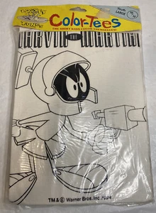 Color Tees Marvin The Martian Youth Large 10/12 Shirt Looney Tunes NIP Vintage - Picture 1 of 9