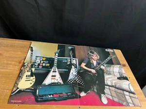 1998 VINTAGE 2PG MAGAZINE CENTERFOLD POSTER OF RANDY RHOADS OR JOHN FOGERTY CCR - Picture 1 of 6