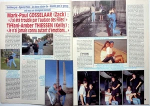 *TIFFANI-AMBER THIESSEN_MARK-PAUL GOSSELAAR in Paris = 7 SEITEN 1992 CLIPPING - Bild 1 von 4