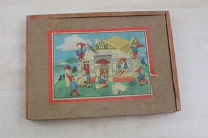 HOLZSPIELZEUG, alter Holzspielkasten, Baukasten Holz - Picture 1 of 4