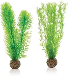 "Piuma Pianta Oase Biorb felce verde mare ponderata cassaforte acquario in plastica piccola 7" - Foto 1 di 1