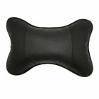 1/2Pcs Car Seat Head Neck Rest Leather Support Cushion Pad HeadRest Bone Pillow