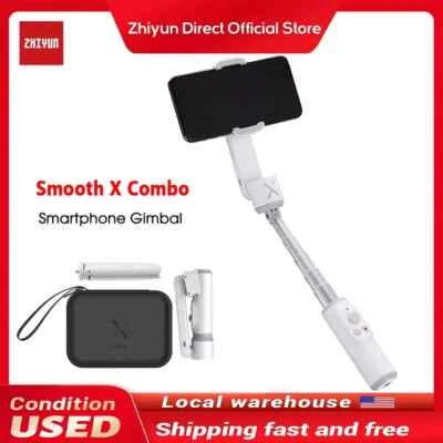 ZHIYUN Smooth X Combo Cardán Móvil Smartphone Estabilizador, Cardán Teléfono Plegable Foto 1 de 4