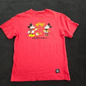 Mickey & Minnie Mouse Disney Vans Red Short Sleeve T-Shirt Youth L - Picture 1 of 7