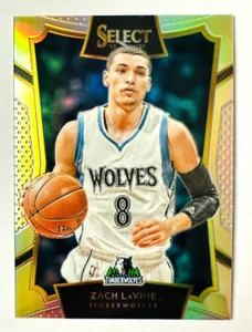 Tarjeta Prizm 2015-16 Panini Select Zach LaVine PLATEADA #90 Timberwolves segundo año - Imagen 1 de 3