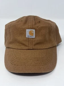 Carhartt Childs Classic Brown Duck Baseball Cap Hat One Size Elastic Band - Picture 1 of 14