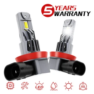 H11 H8 H9 LED Headlight 2x High Low Beam Bulb Super Bright 6500K White 360000LM - Picture 1 of 12