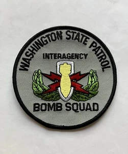 Parche obsoleto del escuadrón de bombas de la Patrulla del Estado de Washington - Imagen 1 de 1