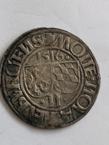 1516 GERMANY BATZEN Neuberg VF  Coin Cover