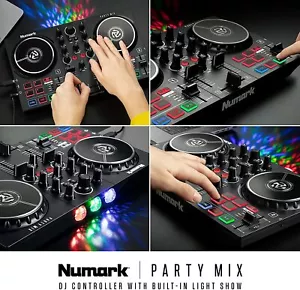 Numark Party Mix II Controller Midi con Serato Dj Lite Effetti Luce Incorporati - Foto 1 di 12