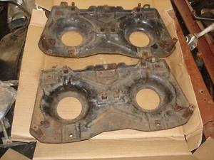 1966 Cutlass 442 Headlight Mounting Brackets LH & RH Mounts GM OEM - Picture 1 of 4