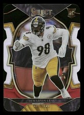 2022 Select DeMarvin Leal #66 Red Black Prizm Die Cut Rookie RC Card Steelers
