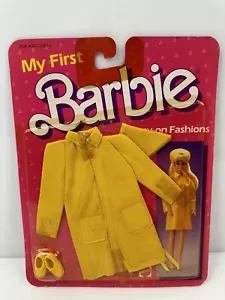 Vintage 1985 Barbie 2118 My First Easy-On Fashions Bekleidungsset gelb - Bild 1 von 3