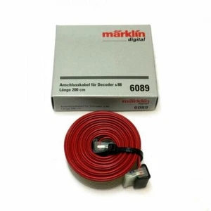 CABLE DE CONEXIÓN MARKLIN 6089 DECODIFICADOR S 88 CONNECT CABLE ADAPTADOR 200 cm NUEVO - Imagen 1 de 2