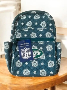 Vera Bradley NFL kleiner Rucksack aus Baumwolle (New York Jets) - Bild 1 von 9