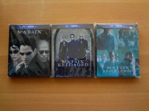 The Matrix 1-3 Blu Ray Steelbooks - Picture 1 of 7