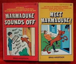 VTG MARMADUKE PAPERBACKS. SET OF 2. BOTH SIGNED BY ANDERSON. TERRIFIC CONDITION - Picture 1 of 8