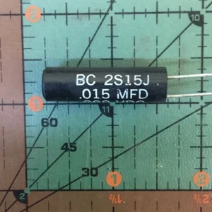 CORNELL DUBILIER RADIAL PAPER  CAPACITORS 0.015uF 200v BC2S15J  .015uF NEW - Picture 1 of 1