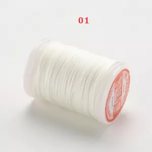 0.5mm Round Waxed Thread for Leather Craft Sewing Polyester Cord Wax Strings CA - Picture 1 of 34
