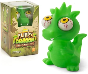 Flippy Dragon Squishy Eye Popping - Squeeze Toy for Stress Relief - Sensory Play - Picture 1 of 11