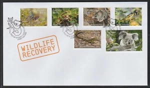 AUSTRALIA 2020 - WILDLIFE RECOVERY Design set of 6 on FDC - Bild 1 von 1