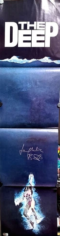JACQUELINE BISSET Signed 11 x 43 "THE DEEP" Poster BAS #BJ008897 Cover
