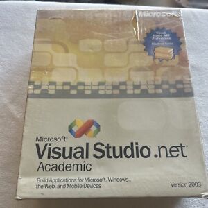 Microsoft Visual Studio.net Academic - 2003 New