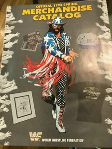 1994 WWF Catalog Shirt Poster Sunglasses BRET HIT MAN HART UNDERTAKER MACHO MAN - Picture 1 of 7