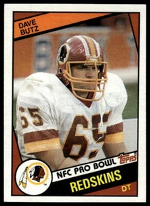 1984 Topps #379b Dave Butz Washington Redskins - Picture 1 of 2