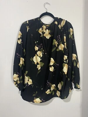 Ava & Viv Women's Plus Size Floral Print Long Sleeve - Image 1 of 4