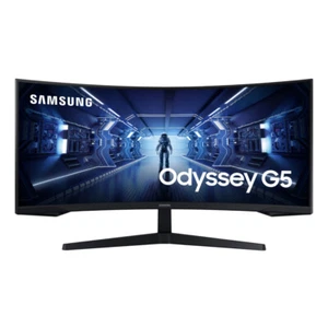 Samsung Odyssey G Series C34G55TWWU 34" UltraWide QHD LCD Gaming Monitor - Black - Picture 1 of 8