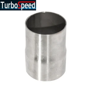 New 2 1/2" OD to 2 1/2" ID Tailpipe Extension SS Pipe Coupling Connector Adapter - Picture 1 of 5