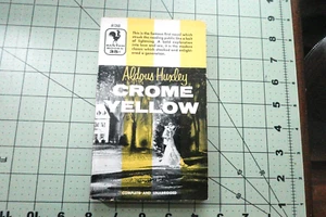 CROME YELLOW BY ALDOUS HUXLEY 1955 1ST BANTAM PB PRINTING FICTION CLASSIC - Picture 1 of 3