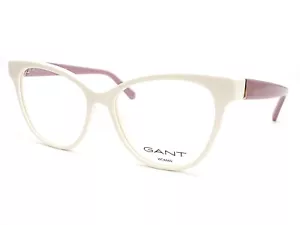 GANT Brillengestell Weiß Lila Gold Damen 54mm Cat Eye Brille GA4113 025 - Bild 1 von 4