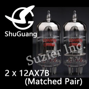 2 pz ShuGuang ECC83 12AX7 Amplificatore tubo vuoto 12AX7B coppia abbinata nuova versione - Foto 1 di 6