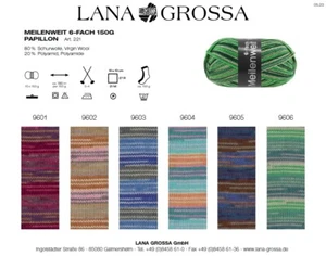 Lana Grossa Meilenweit Papillion 6-fach, 150g, Mengenrabatt 3-7 % - Bild 1 von 6