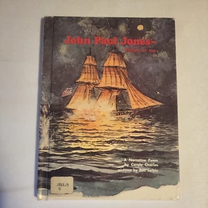 John Paul Jones Victory At Sea Hardback Book Narrative Poem by Carole Charles - Imagen 1 de 11