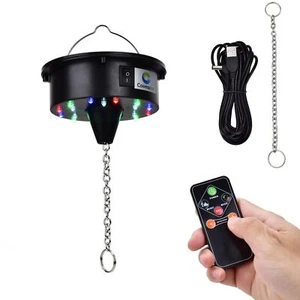 3-15 RPM Mirror Ball Rotating Motor with LED Light for Party Decor DJ Bands - Picture 1 of 9