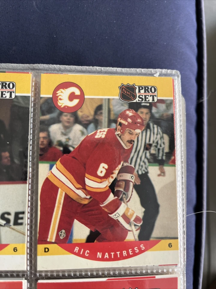 1990-91 Pro Set Hockey Card Ric Nattress Calgary Flames #426 - Image 1 of 1